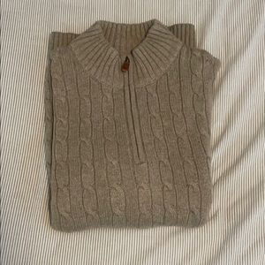 Vineyard Vines Cable-knit 1/4 Zip